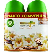 Air Wick Freshmatic Ricarica Bipacco Vaniglia e Thè Bianco Profumatore per ambiente 250 ml x 2