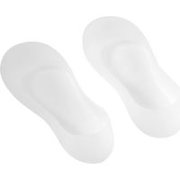 Lot de 2 chaussettes hydratantes en silicone intégral pour soin des pieds secs et crevassés (Grande taille)