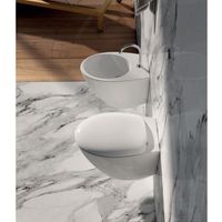 SANITARI MODERNI DOMUS FALERII MASCALZONE SOSPESI VASO BIDET COPRIVASO SOFTCLOSE