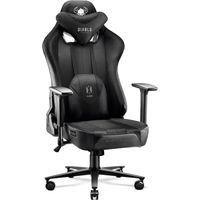 Diablo X-Player 2.0 Gaming Stuhl Computerstuhl ergonomischer Bürostuhl Gamer Chair Schreibtischstuhl Stoffbezug Schwarz - Normal Size