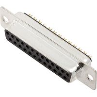 encitech DB25-SS 2101-0180-13 D-SUB Buchsenleiste 180 ° Polzahl: 25 Lötkelch 1 St. Tray