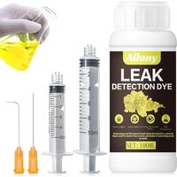 Colorant pour Detecter Fuite Eau, Piscine, Detecteur de D'eau, Recherche Universelle, Piscines, Spas, Plomberie, Toiture et Automobile (Avec Seringue) Jaune -