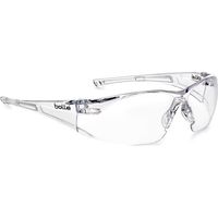 Bolle Sicherheitsbrille Tyron Rush - Augenschutz nach EN166 klare Sichtscheibe, Kristall