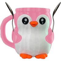 1 color: see photo. Material: PLA. Cute penguin ice cream cup holder.