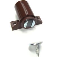 Loqueteau magnétique à visser - Strauss - 4 kg - Marron - 22 x 14 mm