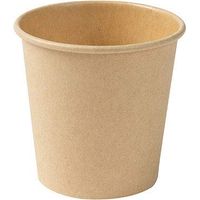 GREENBOX Tazza da caffè ecologica, colore marrone, non sbiancato, tazza da prova, 50 pezzi, caffè da go, usa e getta, biodegradabile, 100 ml, 4 oz