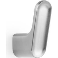 Patère Luv - talla 51x17mm. Nickel brossé