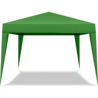 Feuille de couverture pour gazebo pliable 3x3 mt. Housse de remplacement pour gazebo pliable 3x3 mt. Couleur verte