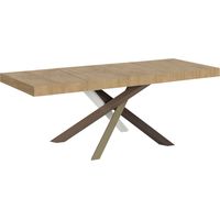 Table extensible 90x180/284 cm Volantis ChĂŞne Premium Nature structure 4/C