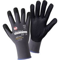 GANTS DE PROTECTION L+D WORKY 1158-9 100% NYLON AVEC REVÊTEMENT NITRILE EN 388 RISQUES MECANIQUES 4131 TAILLE 9 (L)