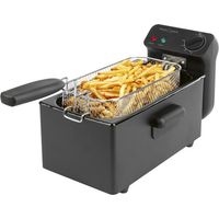 ProfiCook PC-FR 1325 Sencillo 3 L Independiente 2000 W Freidora Negro