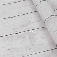 QORVA-40X300cm Papier Adhesif pour Meuble Bois Blanc, Papier Peint Adhesif pour Meuble Cuisine, Vinyle Adhesif Papier Autocollant pour Meuble Decoratif Imperméable