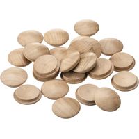 Bouchon Pour Meuble - Bouchon Bois Hêtre 30x25mm - Pour Chaise Escalier Meuble - 25 Pièces