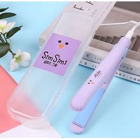 (violet) Lisseur De Cheveux De Voyage 2 En 1 Mini Lisseur De Cheveux Cramique Tourmaline Beauty Lisseur De Cheveux Fer Friser Chauff