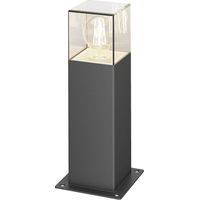 Lucande – Luminaire extérieur à intensité variable Keke – Borne d'extérieur 30 cm – Aluminium anthracite – Indice de protection IP44 – Éclairage sécurisé
