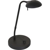 Mexlite - lampada da tavolo - Biron - nero - vetro metallo -