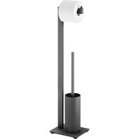 ZACK Linea Toilettenbutler schwarz, Edelstahl
