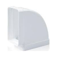 Coude rectangulaire horizontal 90º - SIBER Dimensions : 180x90 mm