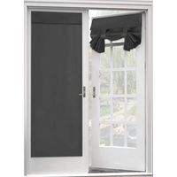 Blackout Curtain for French Doors - Thermal Insulated Blackout Glass Door Curtain Panel Tricia Curtain for Door Window Curtains, 1 Panel, 26 x 68 Inches, Burgundy