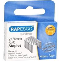 Rapesco Heftklammern Galvanisiert 21/4 Typ 6/4 Box 2000