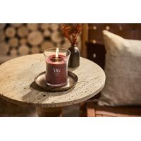 Candela Woodwick Pluswick in barattolo medio, colore Rouge Oud, 275 g