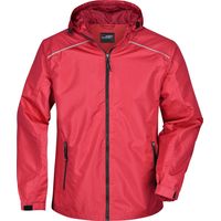James & Nicholson Sportliche, funktionale Outdoorjacke Herren JN1118 Gr. 3XL red/black