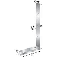Ancoraggio Per Montante Di Struttura Ossea Hd340M12G-B Sst (A 10)