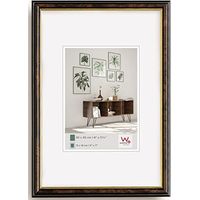 Walther Design JD318N Smell, cornice di design, polistirolo, legno di radice/oro, 13 x 18 cm