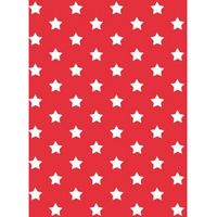 Decoralia Sternaufkleber rot 45cm x 2m - Decoralia