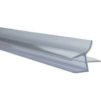 Guarnizione Gocciolatoio Sotto Vetro 220 cm con Doppia Aletta per Vetro 6-8 mm
