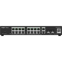Switch di rete Ruijiee Reyee Smart Switch Poe Gigabit 20 P. 16 P. Poe/Poe+, 2 P. Uplink Gigabit Rj45/Sfp, Power Budget 250w RG-ES220GS-P