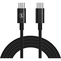 Sign schnellladekabel usb c auf usb c 60 w 3 a pd 2 m - schwarz