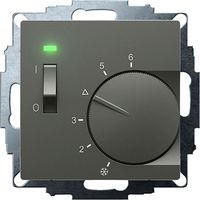 Eberle 191811554302 UTE 1015-Anthrazit-55 Raumthermostat Unterputz Heizen 1 St.