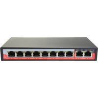 SAFIRE PoE-Switch 8 Ports und 2 Uplink-Ports SF-SW1008POE-96