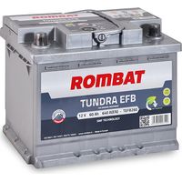 Batterie voiture 12V 60Ah Plomb Calcium EFB – Intensité 640A – Dimensions 242x175x190mm – Garantie 2 ans – Rombat - TEFB260