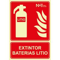 Panneau D'extinction Extincteur Pour Batteries Au Lithium Classe B (0,7 Mm) 210 X 300 Mm