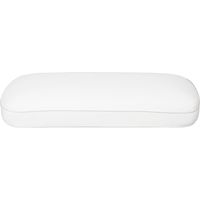 Almohada viscoelástica 81x40 cm ergonómica para dormir de lado y boca arriba crema