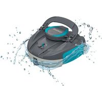 Bestway Robot piscine sans fil Agathe nettoyage fond plat 15 m² max