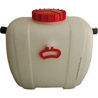 Graf – Séparateur de graisses et d'huiles 100L avec robinet – Raccords PVC DN50 – Cuve robuste – Système de drainage complet