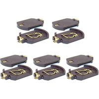 Lot de 10 organiseurs de Piles pour boîtier CR2016 Support de Piles Bouton 3 V Support de Piles Bouton pour boîtier