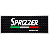 SPRIZZER Tappetino anti goccia in plastica antigoccia nero 25x10 cm spessore 07 cm per protezione superfici cod SPRIZZER-TAPPETINO-BAR