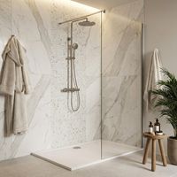 Receveur de douche à encastrer céramique 120x90 cm – Écoulement latéral – Traitement antidérapant UltraGrip Glaze – Surface facile à nettoyer – Ceramica Dolomite
