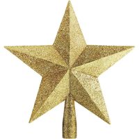 Estrella de Navidad para árbol de Navidad Decoración de Navidad Estrella brillante para decoración 20cm