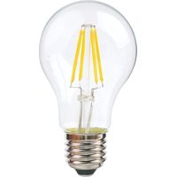 Alcapower Lampadina LED Filamento A60 E27 8W 1060lm 3000K Luce Calda Trasparente Vetro Classe E - Efficienza Luminosa Elevata per Illuminazione