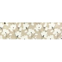 SCHÖNER WOHNEN caminos de mesa FLEUR - 1 unidad 40x150 cm, gris