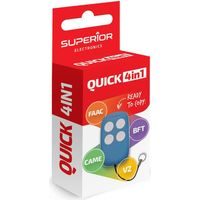 Superior Telecomando Programmabile Cancelli Quick 4 in 1 SUPRF006