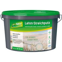 Pronatur Lehmstreichputz 18 kg 0,5 mm fein weiß Wandfarbe