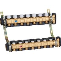 Vormontierte Verteiler für Klimaanlagen 6 Auslässe Caleffi 6637F5 IS 1 1/4" - 6