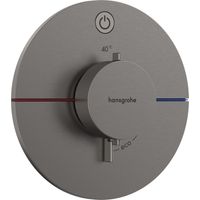 Hansgrohe ShowerSelect Comfort - Unterputz-Thermostatarmatur, Chrom schwarz gebürstet 15553340