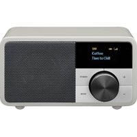 Sangean Genuine Mini DDR-7 Radio da tavolo DAB+, FM AUX, Bluetooth Argento